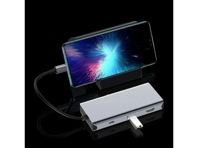 Alt view image 9 of 10 - Station USB C HUB Type-C 11-In-1 with 4K USB 3.0 for and USB C Laptops Phone
