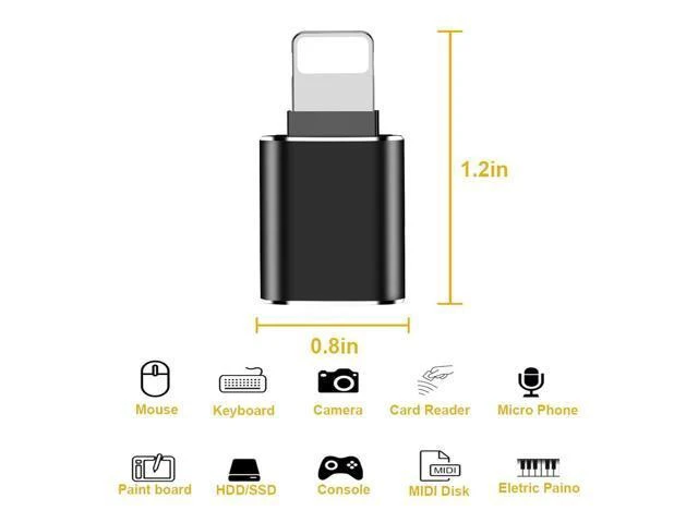Alt view image 8 of 10 - SD Card Reader 3.0 Micro SD/USB Flash Drive/ Adapter Converter for IOS 13 Version 7 8 6 S Plus X for iphone USB3.0 Adaptador