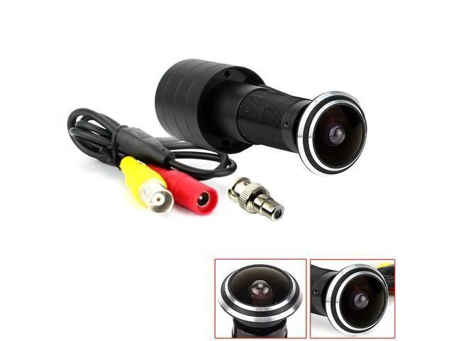 Alt view image 10 of 10 - 170 Wide Angle CCD Wired Mini Door Eye Hole Peephole Video HD 1000TVL Camera Color CCTV Camera