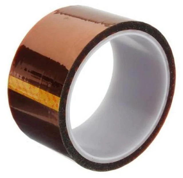 Alt view image 10 of 10 - 5/10/20/30/50mm 33m Kapton Adhesive Tape Thermal InsulationTape HighTemperature Heat Resistant Polyimide Heat Insulation Tape20