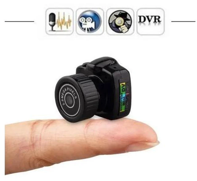 Alt view image 6 of 10 - Mini Camera HD Video Audio Recorder Webcam Y2000 Camcorder Small DV DVR Security Secret Nanny Car Sport Micro Cam with Mic