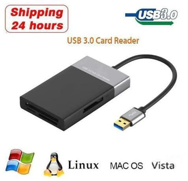 Alt view image 6 of 10 - USB 3.0 To XQD CF TF Card Reader SD Memory Card Reader For Micro SD TF USB OTG Cardreader Adapter For PC Notebook For Mac