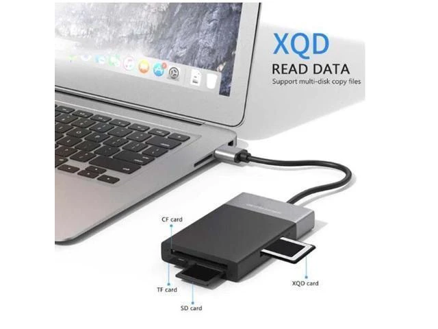 Alt view image 10 of 10 - USB 3.0 To XQD CF TF Card Reader SD Memory Card Reader For Micro SD TF USB OTG Cardreader Adapter For PC Notebook For Mac