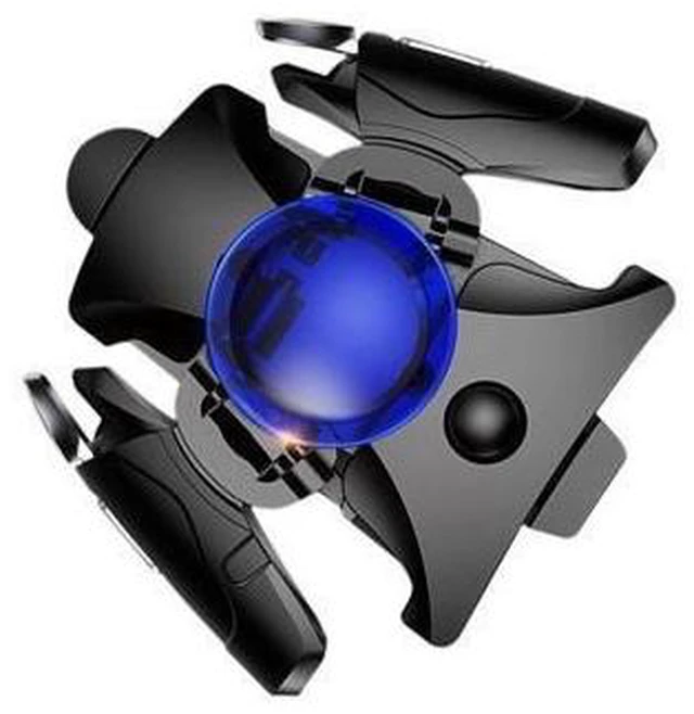 Alt view image 10 of 10 - Phone Gaming Trigger L1R1Shooter Pubg Controller for PUBG Gamepad Game Turbo Fire Button 16 Shots Per Seconds