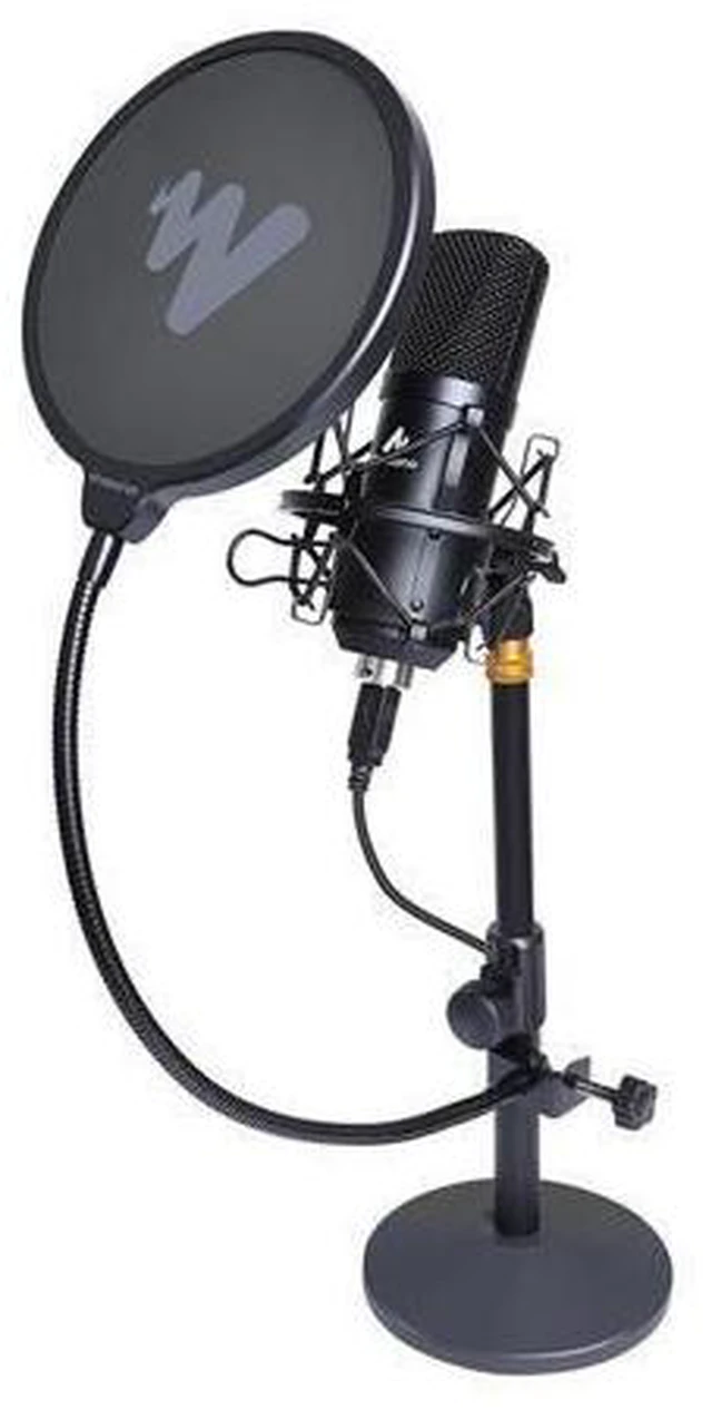Alt view image 8 of 10 - Microphone Pop Filter Metal Pop Filter Shield Double Layer Windscreen Popfilter For USB Microhone Podcast Microphone