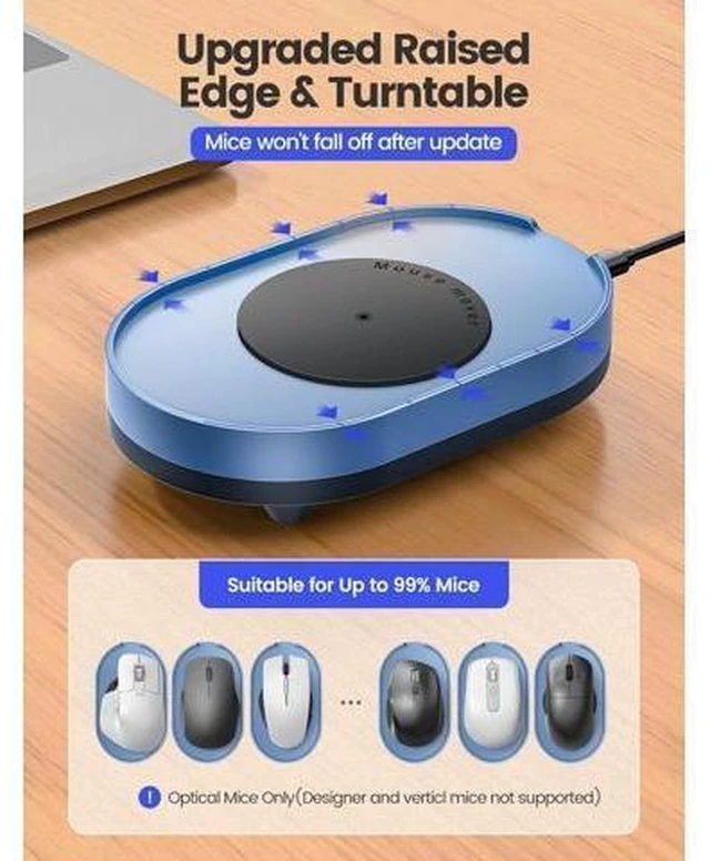 Alt view image 12 of 14 - Undetectable Mouse Mover M4 Mouse Jiggler Device with ON/Off Switch Driver-Free Shaker Wiggler Mouse Movement Simulation for Computer Awakening Gift Ideal for Men/Women