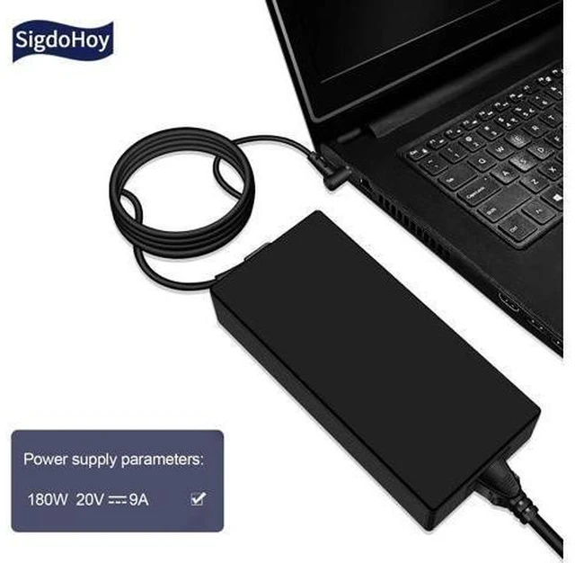 Alt view image 13 of 14 - 180W Zephyrus Charger Fit for Rog Zephyrus G14 GA401 G15 GA502 Tuf Gaming F15 F17 A15 A17 FX505 Series Laptop Zenbook Pro 14 Duo AC Adapter ADP-180TB H