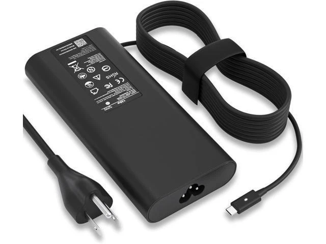 Alt view image 8 of 14 - 130W USB C Laptop Charger for XPS 15 17 9575 9500 9510 9520 9530 9700 9710 9720 9730 Precision 5470 5480 5550 5560 5530 5570 5750 5760 5770 3550 3560 3570 3571 2in1 Latitude AC Adapter Power Cord