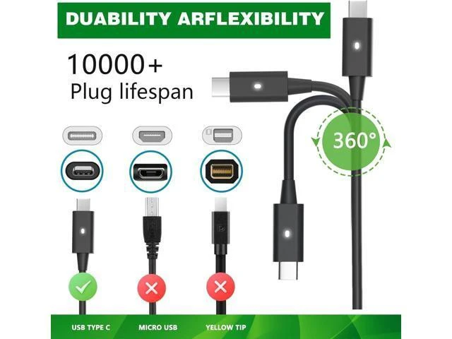Alt view image 11 of 14 - 130W USB C Laptop Charger for XPS 15 17 9575 9500 9510 9520 9530 9700 9710 9720 9730 Precision 5470 5480 5550 5560 5530 5570 5750 5760 5770 3550 3560 3570 3571 2in1 Latitude AC Adapter Power Cord