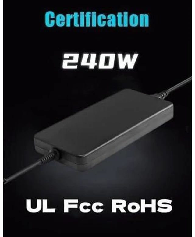 Alt view image 9 of 10 - 240W Laptop Charger for Precision 7680 7450 7760 7520 7530 7560 7510 7710 7720 7730 7740 7750 7770 7780 7670 3540 3520 M4800 M4400 M6700 M4500 M4600 M4700 Power Adapter
