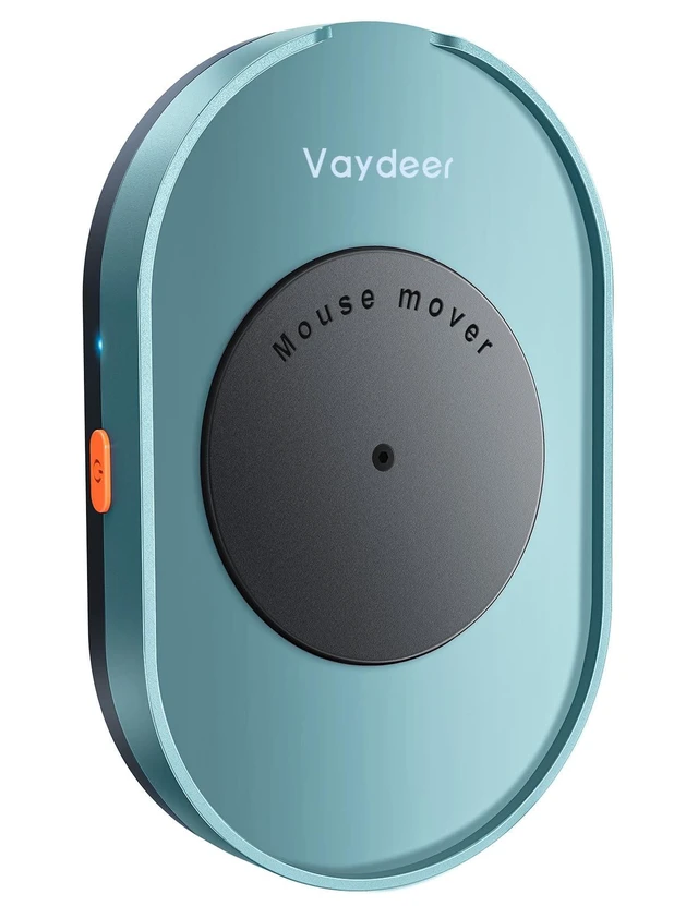 Alt view image 8 of 14 - Vaydeer Undetectable Mouse Mover, M4 Mouse Jiggler Device with ON/Off Switch, Driver-Free Shaker Wiggler Mouse Movement Simulation for Computer Awakening, Gift Ideal for Men/Women (Elegant Cyan)