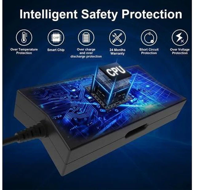 Alt view image 9 of 14 - PA-4E DA130PE1-00 JU012 CM161(Tip 7.4mm) for Inspiron 7559 Charger 130W Laptop Charger 130w AC Adapter Docking Station Power Cord XPS 15(L502x) 17(L702x) Charger
