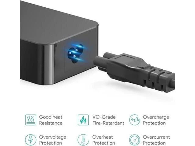 Alt view image 10 of 14 - KFD 19V 7.1A 135W Laptop Charger Power Supply for Acer Nitro 5 7 Nitro V15 Gaming Laptop AN515-51 AN515-53 A715-71G VN7-593G Acer Aspire 7 5 Predator Helios 300 G3-571 G3-572 PH317-51 Adapter Cord