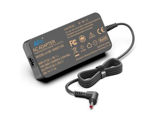 Alt view image 10 of 10 - KFD 19V 7.1A 135W Laptop Charger Power Supply for Acer Nitro 5 7 Nitro V15 Gaming Laptop AN515-51 AN515-53 A715-71G VN7-593G Acer Aspire 7 5 Predator Helios 300 G3-571 G3-572 PH317-51 Adapter Cord