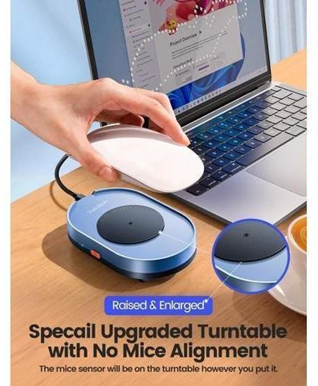 Alt view image 10 of 14 - Undetectable Mouse Mover M4 Mouse Jiggler Device with ON/Off Switch Driver-Free Shaker Wiggler Mouse Movement Simulation for Computer Awakening Gift Ideal for Men/Women
