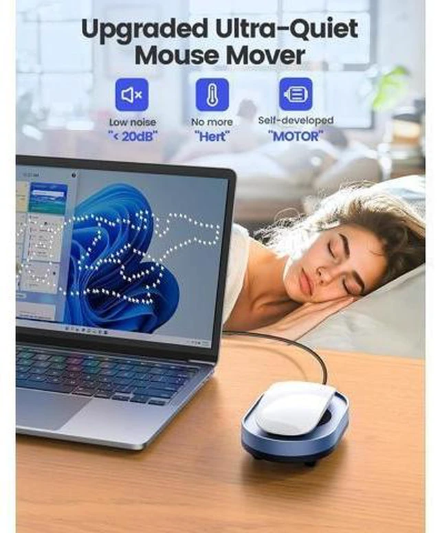 Alt view image 13 of 14 - Undetectable Mouse Mover M4 Mouse Jiggler Device with ON/Off Switch Driver-Free Shaker Wiggler Mouse Movement Simulation for Computer Awakening Gift Ideal for Men/Women
