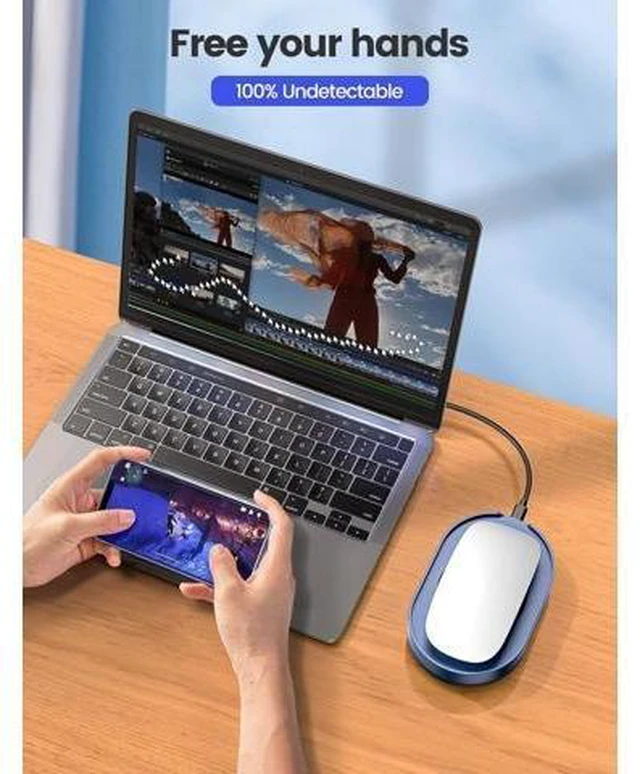 Alt view image 14 of 14 - Undetectable Mouse Mover M4 Mouse Jiggler Device with ON/Off Switch Driver-Free Shaker Wiggler Mouse Movement Simulation for Computer Awakening Gift Ideal for Men/Women