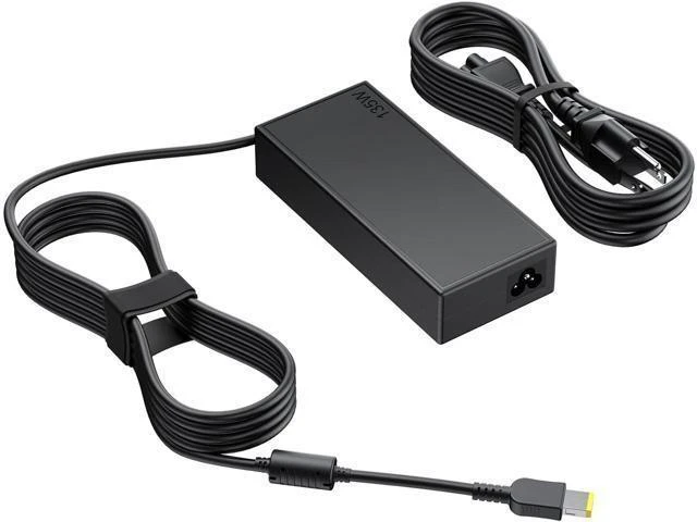 Alt view image 13 of 14 - 135W Charger for Thinkpad X1 Extreme Gen 1 2 3 4 5 4X20E50558 888015027 ADL135NDC3A Laptop Adapter Slim Tip