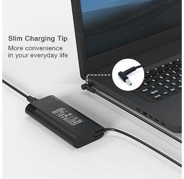 Alt view image 13 of 14 - 200W Laptop Charger 10.3A 19.5V for HP Omen Pavilion 15 16 17 Gaming Laptop, Zbook 15 17 ZBook Fury Create Studio Envy 15 2020 TPN-DA10 Gaming Laptop Power Adapter Supply