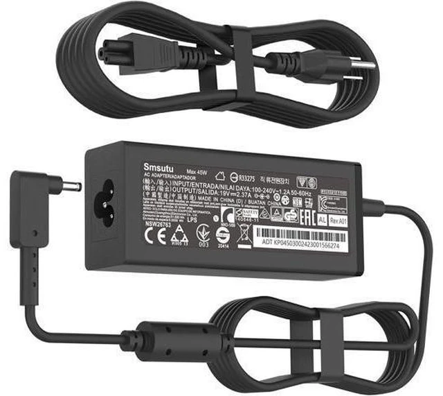 Alt view image 8 of 14 - N19H2 45W 3.0mm Small Pin Laptop Charger Compatible with ADP-45FE F PA-1450-26 Aspire A515-44 A515-45-R74Z A515-46-R3UB A515-46-R14K A515-54 A515-56-32DK A315-24P-R7VH A18-045N2A Adapter