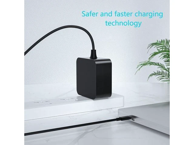 Alt view image 10 of 14 - Surface Charger 65W USB-C Power Adapter Compatible with Surface Pro 9 10 11 12 13 Surface Laptop 7-1 Surface Go Surface Book 3/2/1