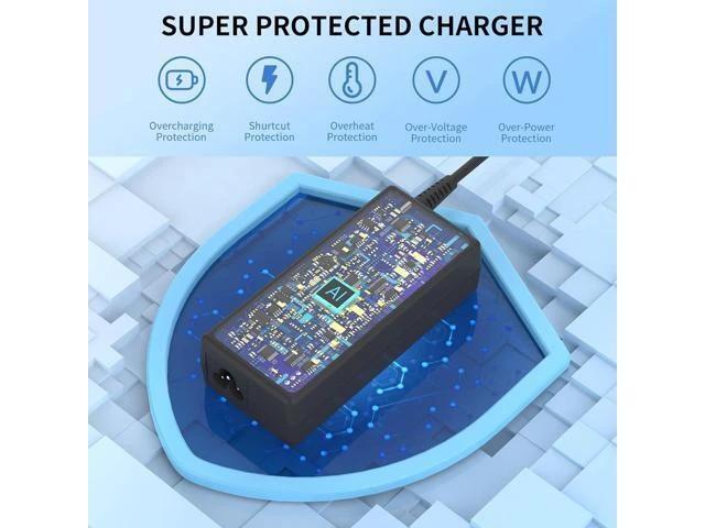 Alt view image 11 of 14 - 45W Round Tip Laptop Charger Fit for Inspiron 13 14 15 3000 5000 7000 Series 15-3552 3555 3558 3565 3567 5551 5552 5555 5558 5559 DA45NM140 LA45NM140 19.5V 2.31A AC Adapter Power Cord