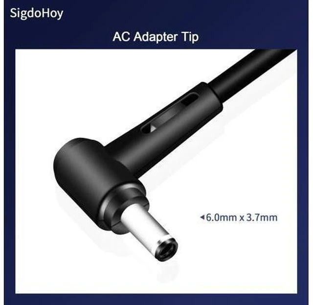 Alt view image 7 of 10 - SigdoHoy 180W Charger Compatible with Asus Rog Zephyrus G14 GA401 G15 GA502,Tuf Gaming F15 F17 A15 A17 FX505, Zenbook Pro 14 Duo Laptop
