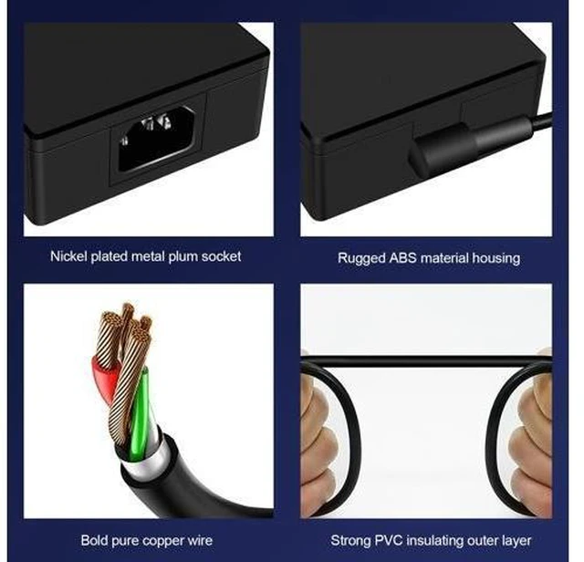 Alt view image 9 of 10 - SigdoHoy 180W Charger Compatible with Asus Rog Zephyrus G14 GA401 G15 GA502,Tuf Gaming F15 F17 A15 A17 FX505, Zenbook Pro 14 Duo Laptop