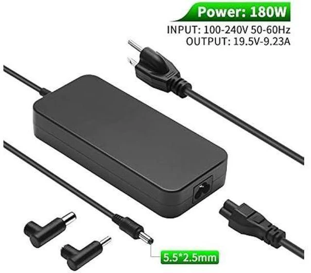 Alt view image 8 of 12 - 180W Laptop Charger For MSI GF63 GF65 GS65 GS66 GF62 GL62 GE62 GS70 GF72 GL72 GF75 GP60 WS65 GS40 GE70 GS63 GS63VR GS43 GS60 GS73 GS73VR GS75 Stealth Apache Thin Phantom Pro Power Adapter Cord