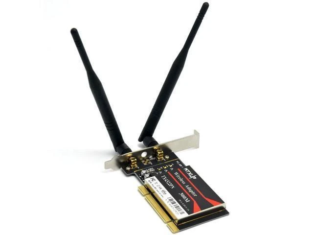 Alt view image 11 of 12 - for Broadcom BCM43224 802.11n 300Mbps Wireless Wi-Fi Card Desktop PCI WiFi Adapter Network Adapter for MAC/Windows 7/8/10