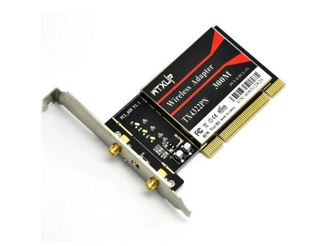 Alt view image 12 of 12 - for Broadcom BCM43224 802.11n 300Mbps Wireless Wi-Fi Card Desktop PCI WiFi Adapter Network Adapter for MAC/Windows 7/8/10