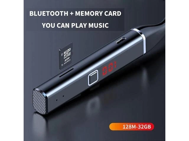 Alt view image 12 of 12 - 100 hours Wireless Earphone Bluetooth Magnetic Neckband Headphone IPX5 Waterproof Sport Headset Noise Cancelling Micophone