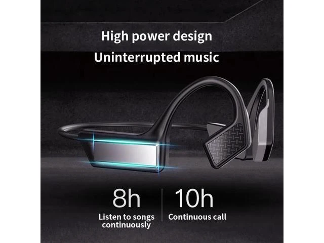Alt view image 11 of 12 - Bone Conduction Earphone Bluetooth Wireless Headphones terproof Sport Earbud Gaming Headset For iphone Phone