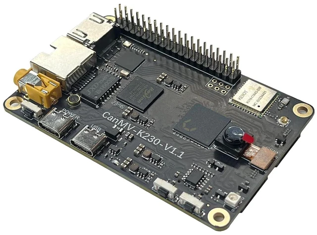 Alt view image 2 of 2 - CanMV-K230 AI Development Board - Kendryte K230 RISC-V 64-512MB RAM 3X 4K Camera Inputs - Support RVV1.0 for AI Edge AIoT (Dev Kit A (with 16GB TF Card))