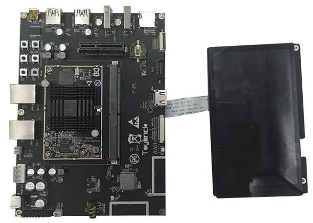 Alt view image 2 of 2 - HH-SCDAYU200 OpenHarmony 3.1 Main line, RK3568 Rich Device Development Kit,4K HDMI2.0 DSI MIPI-CSI2 eDP GMAC SATA3.0 Connector for IOT NVR AI
