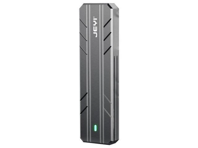Alt view image 7 of 12 - M.2 NVMe SSD Aluminum Enclosure USB3.2 Gen2 10Gbps JMS583 Chip Supports 2230/42/60/80 SSD Multi-Size