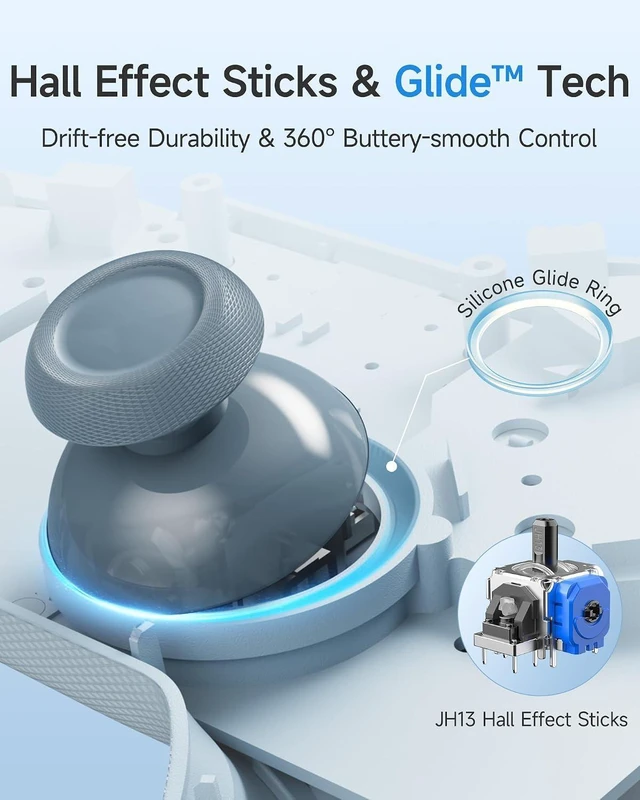 Alt view image 11 of 14 - S10C Switch 2 Pro Controller with Instant Wake-Up, Hall Effect Joysticks, HD Rumble, Motion Control, 2 Back Buttons, Turbo, C Buttons, for Switch 2/Switch/PC/iOS/Android