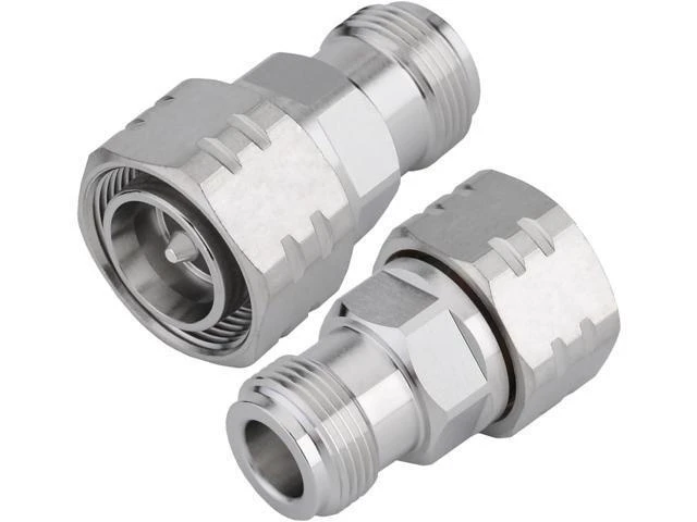 Alt view image 6 of 10 - 4.3/10 Mini DIN Male to N Female Jack Adapter 2 Pack