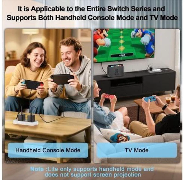 Alt view image 12 of 14 - Switch 2 Charger 60W PD 3.0 Fast Charging for Nintendo Switch 2 Steam Deck Rog Ally with 5FT USB C to C Cable Power Supply Ac Adapter for Laptops Smart Phone Tablet
