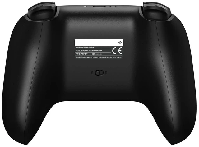 Alt view image 10 of 12 - 64 Bluetooth Controller for Analogue 3D, Switch, Switch 2, Windows, and Android (Black)