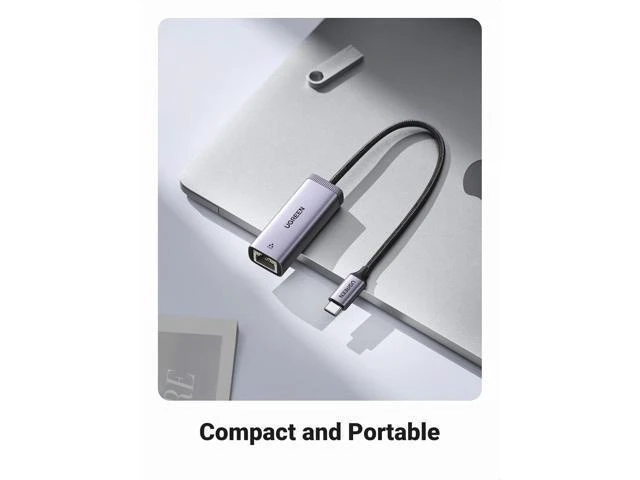 Alt view image 14 of 14 - UGREEN USB C to Ethernet Adapter to 10 100 1000 Mbps Gigabit LAN Network Adapter RJ45 Internet Adapter Compatible with Nintendo Switch Laptop PC MacBook Surface XPS and More