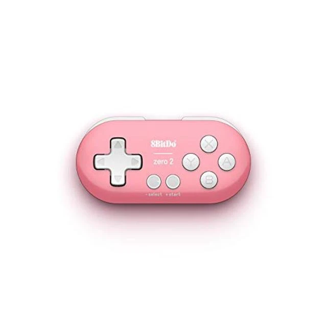Alt view image 8 of 10 - 8Bitdo Zero 2 Bluetooth Gamepad Keychain Sized Mini Controller for Switch, Windows, Android, macOS & Raspberry Pi(Pink Edition) - Nintendo Switch