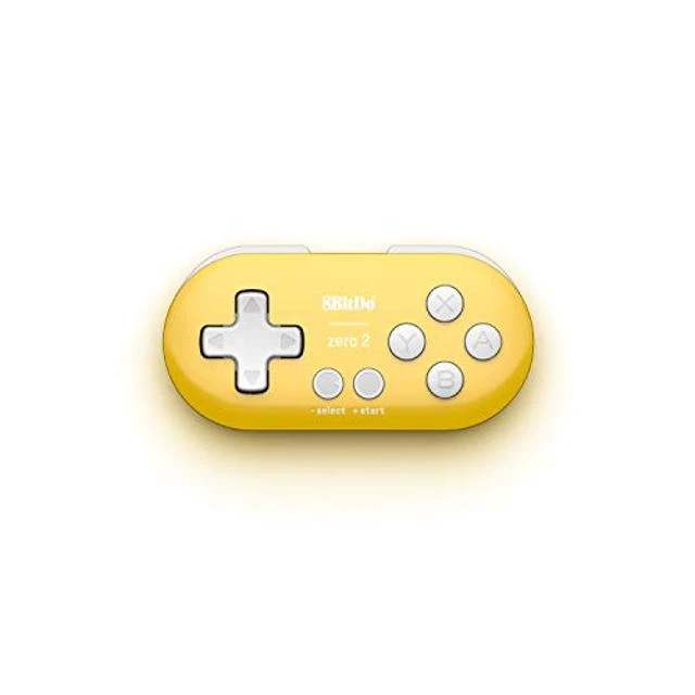 Alt view image 8 of 10 - 8Bitdo Zero 2 Bluetooth Gamepad Keychain Sized Mini Controller for Switch, Windows, Android, macOS & Raspberry Pi(Yellow Edition) - Nintendo Switch