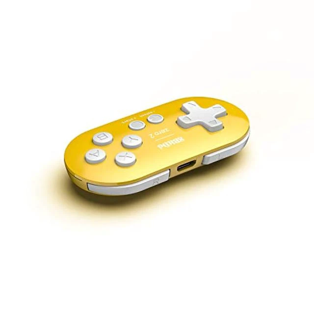Alt view image 9 of 10 - 8Bitdo Zero 2 Bluetooth Gamepad Keychain Sized Mini Controller for Switch, Windows, Android, macOS & Raspberry Pi(Yellow Edition) - Nintendo Switch