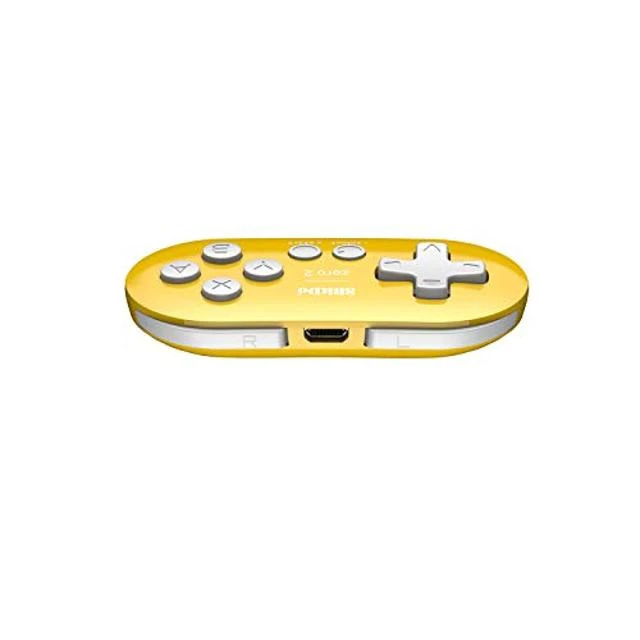 Alt view image 10 of 10 - 8Bitdo Zero 2 Bluetooth Gamepad Keychain Sized Mini Controller for Switch, Windows, Android, macOS & Raspberry Pi(Yellow Edition) - Nintendo Switch