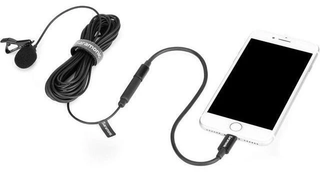Alt view image 12 of 14 - 3.5mm TRS Male to Lightning Connector Microphone & Audio Adapter Cable 9 (22.86cm) (SR-C2000) black