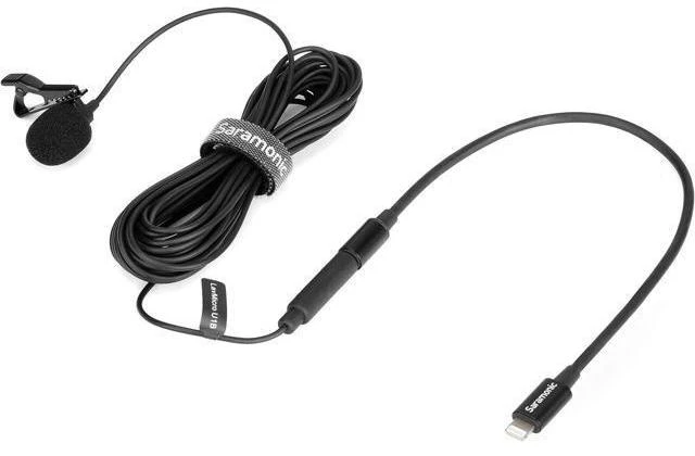 Alt view image 13 of 14 - 3.5mm TRS Male to Lightning Connector Microphone & Audio Adapter Cable 9 (22.86cm) (SR-C2000) black