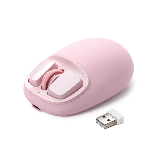 Alt view image 2 of 2 - YUNZll C1 Silicone Wireless Mouse | 6-Level DPI,Up to 4800,Optical Tracking,500mAh Battery 2.4G/USB-