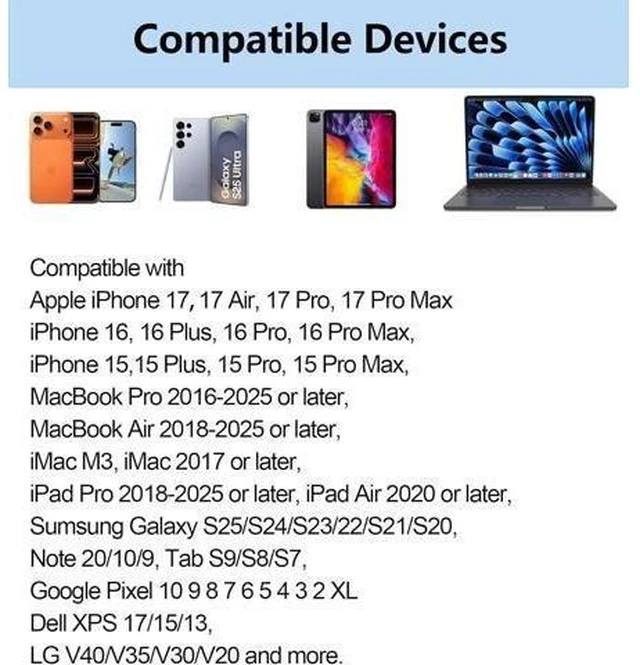 Alt view image 14 of 14 - USB C to HDMI Adapter 4K@60Hz for iPhone 15/16/17 MFi Certified Digital AV Converter with 100W PD for MacBook Pro/Air iPad Pro iMac Galaxy S25/S24 and More