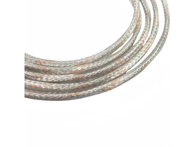 Alt view image 11 of 14 - Replacement EAC64CL 64 -Inch Detachable Earphone Cable for Shure SE215 SE315 SE425 SE535 and SE846 Earphones (Clear)